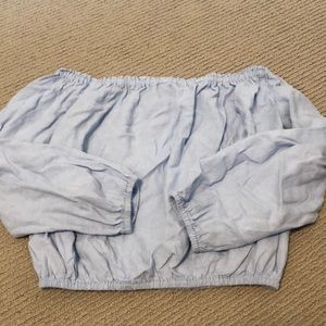 Off the shoulder brandy Melville top